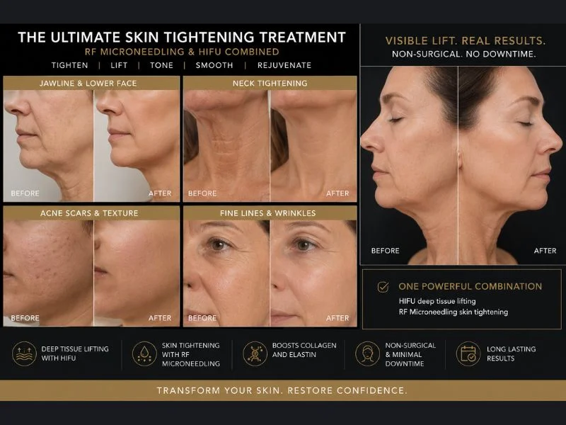 Results of combined treatment for the ultimate skin tightening treatment Greenford