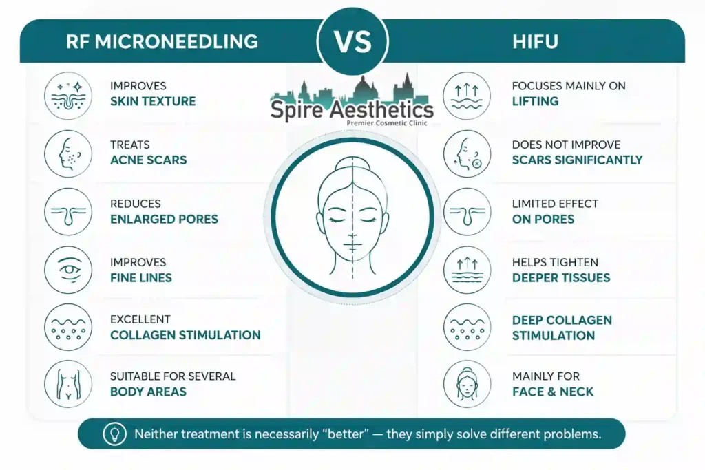 RF Microneedling vs HIFU: Which Treatment Gives Better Results Greenford?